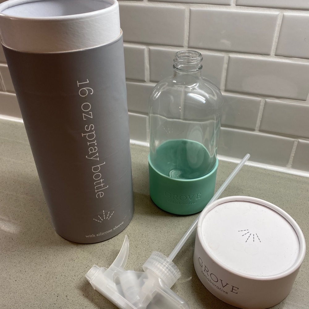 Grove Collaborative glass spray bottle